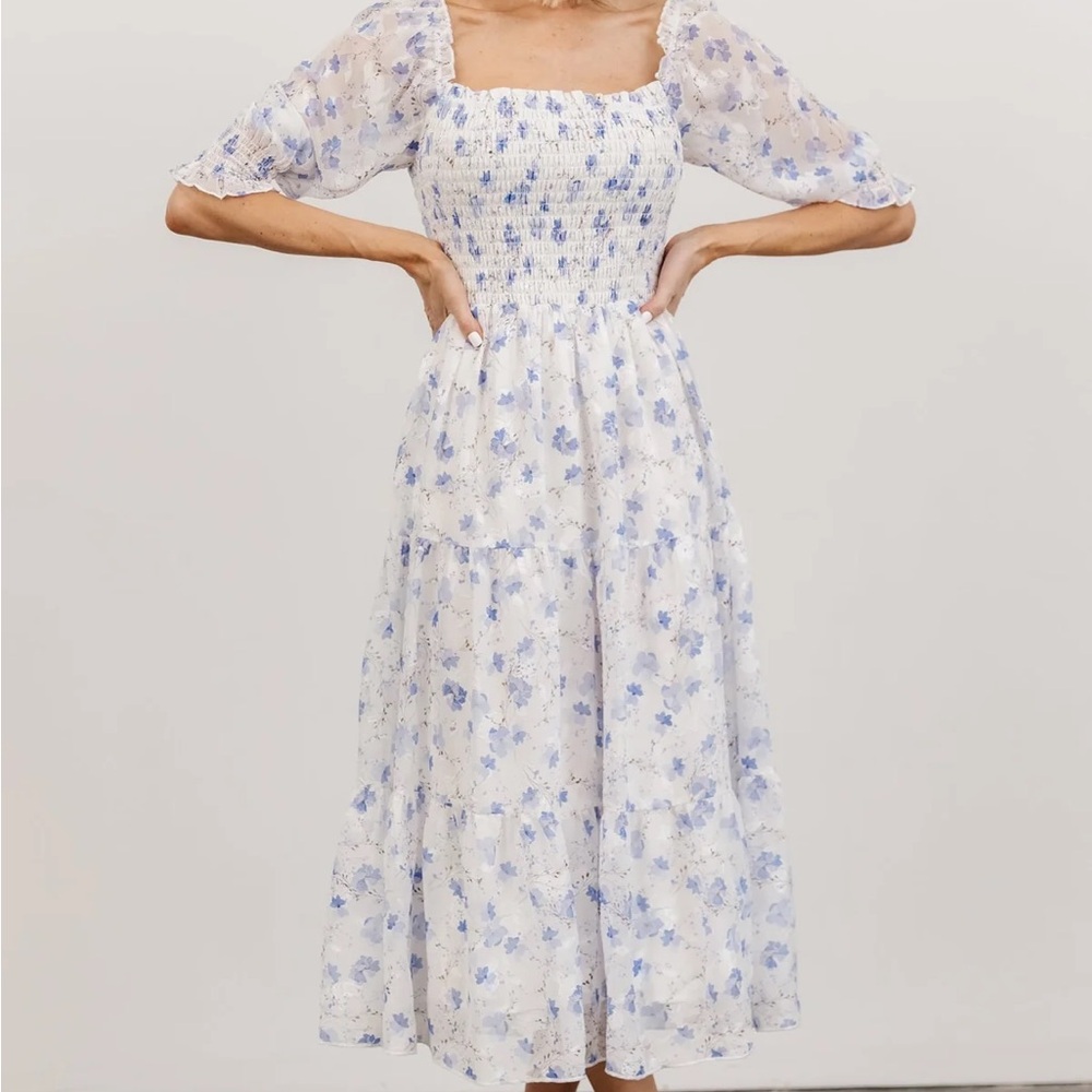 Fabian Jacquard Midi Dress